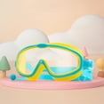 thumbnail image 1 of CxhicLuv Kids' Swim Goggles, 5.5×2.4 Inch, Safe, Anti-Fog, Adjustable, Ideal for Swimming Lessons, Pools, Plastic & Soft Silicone, Suitable for Kids Aged 3-9, Young Swimmers, 1 of 6
