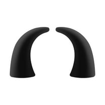 CxhicLuv Little Horned Devil Car Ornament, Calf Horn Demon Decoration Unique Style, Safe Material, Easy Installation – Ideal for Car Decor, Interior Beautification Young Car Owners, Black