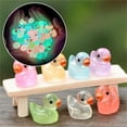 thumbnail image 1 of CxhicLuv Mini Luminous Resin Ducks, Glow-in-the-Dark DIY Decorations for Christmas Tree & Garden, Cute Rubber Ducks for Holiday Party, Outdoor Christmas Decorations & Unique Gift Idea, 1 of 9