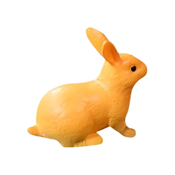 CxhicLuv Mini Moss Fairy Garden Figurine, Easter Garden Decor Accessories, Realistic Resin Miniature Figurines, Cute Fairy Garden Decorations, Spring Easter Garden Ornament for Home and Outdoors