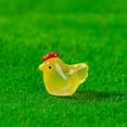 thumbnail image 1 of CxhicLuv Mini Resin Chicken Figurines, Glowing Potted Resin Hens for Garden & Aquarium, Night Glow Miniature Party Decor, LED Resin Animals, Christmas Decorations for Indoor & Outdoor Use, 1 of 6