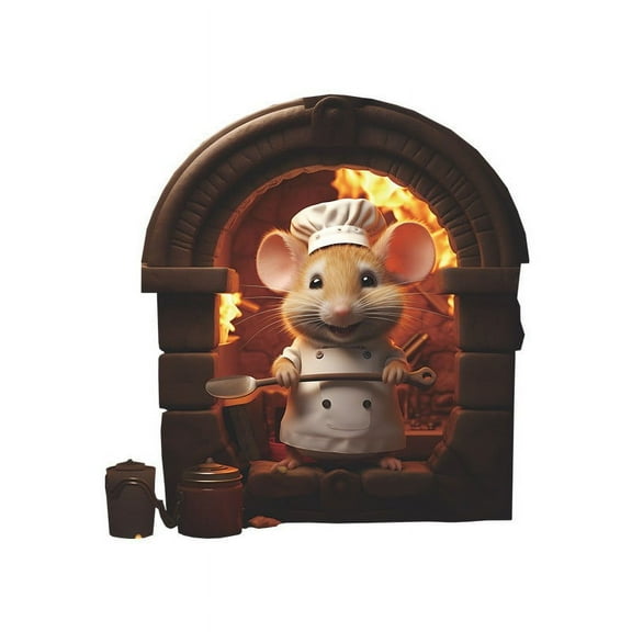 CxhicLuv Mouse Hole 3D Wall Stickers, Funny Mice Wall Clings for Christmas, Playful Holiday Decor for Kids & Family, Lifelike Mouse Hole Wall Decals for Living Rooms & Bedrooms