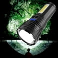 thumbnail image 1 of CxhicLuv Multifunctional Flashlight 6.3×2.5 Inch 3-Light Modes, Large Battery, Waterproof – Telescopic LED Torch, Suitable for Camping, Hiking, Emergencies, Great for Outdoor Enthusiasts, 1 of 9