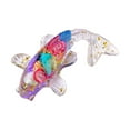 thumbnail image 1 of CxhicLuv Natural Crystal Fish Decoration, Gravel Glue Design, Ideal for Home, Car Interiors, Exquisite & Durable, Suitable for Crystal Enthusiasts, Decor Lovers, 2.6x1.4 Inches, 1 of 3