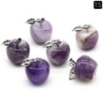 thumbnail image 1 of CxhicLuv Natural Opal Stone Apple Pendants, Mini Lucky Charms with Leaves, Polished for Daily Wear, Symbolizes Wealth, Ideal Gift for Birthdays & Valentine’s Day, 1 of 2