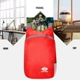 thumbnail image 1 of CxhicLuv Packable Hiking Backpack Water-Resistant, Lightweight, Foldable – 15L Outdoor Travel Daypack with Multiple Pockets, Ideal for Camping, Hiking, Travel, Suitable for Hikers, Vacationers, Red, 1 of 3