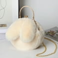 thumbnail image 1 of CxhicLuv Plush Bunny Bag, Crossbody Tote with Rabbit Ears, Soft Velvet Bunny Handbag for Women, Cute Easter Purse for Casual & Special Occasions, Fun Bunny Bag for Girls & Women, 1 of 6