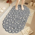 thumbnail image 1 of CxhicLuv Premium Non-Slip Bathtub Shower Mat with Strong Suction Cups and Drainage Holes for Safety, Water-Resistant Plastic Bath Mat for Complete Wet Surface Protection Solution, 1 of 6