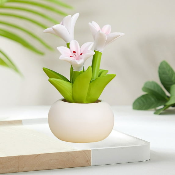 CxhicLuv Resin Cactus Simulation Potted Plants, Mini Purple Fresh Ornament, Perfect for Christmas Home Decor, Car Décor, Indoor Decorations for Christmas, Holiday Parties & Gift Ideas