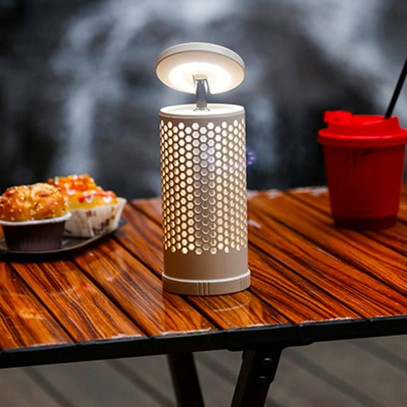 CxhicLuv Retractable Camping Lantern 6.6x2.8x2.8 Inch – 2600mAh, Telescopic Beam, 2 Color Temperatures – Ideal for Tents, Picnics, Portable Handheld Use, Perfect for Campers, Outdoor Lovers