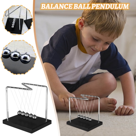 CxhicLuv Science Ball Ornament, Kids Energy Conservation Desk Toy, Unique Home & Office Decor, Fun Interactive Science Educational Toy, Metal & Plastic Decorative Desk Accessory