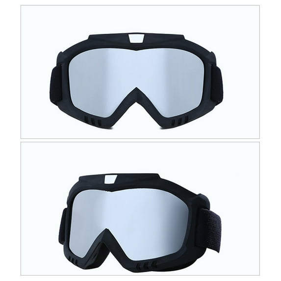 CxhicLuv Ski Goggles, Outdoor Snow Goggles with Anti-Fog Cylindrical Lens, Windproof & Scratch-Resistant, Perfect for Skiing, Snowboarding, Motorcycling & Winter Sports, Winter Sports Accessories
