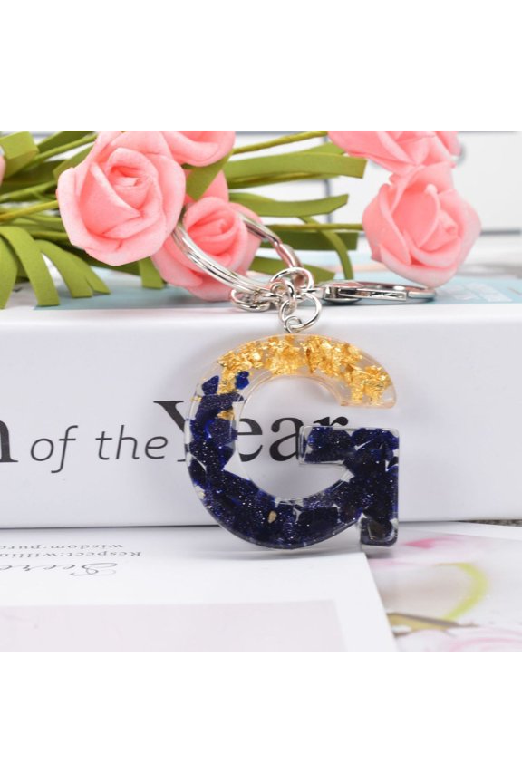 Sparkling Crystal Key Chain, Personalized 26 English Letter Pendant, Stylish Car & Bag Keyring, Christmas Gifts for Women, Durable Crystal Keychain for Holiday Decor & Gifting