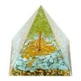 thumbnail image 1 of CxhicLuv Three-Dimensional Crystal Energy Tower, Natural Stone Pyramids with Vibrant Multicolor Design, Decorative Crystal Figurines for Christmas & Home Decor, Wellness and Prosperity Gift, 1 of 5