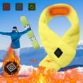thumbnail image 1 of CxhicLuv USB Heating Scarf for Winter, Electric Neck Warmer with 3-Mode Temperature Control, Soft Mink Fleece, Fast 3-Second Heating, Portable Rechargeable Heated Scarf for Outdoor, Travel, Skiing, 1 of 7