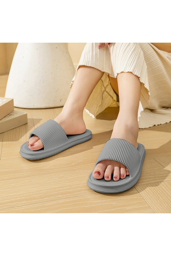 Unisex EVA Slippers, 9.8×5.9×1.2 Inch, Large-Size, Non-Slip, Sturdy, Ideal for Outdoor, Travel, EVA & All-Season, Suitable for Large Feet Users, Gym Goers, Gray
