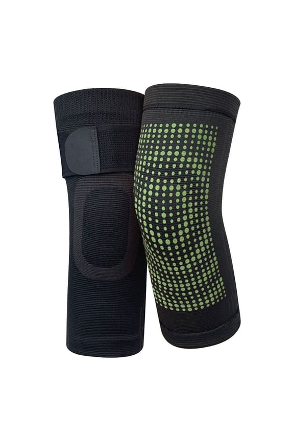 Winter Leg Warmers, Self-heating Knee Braces, Wormwood-infused & Non-slip, 360° Warmth & Adjustable Strap, Ideal for Cold Weather, Friends, Suitable for Outdoor Enthusiasts, Families, Black