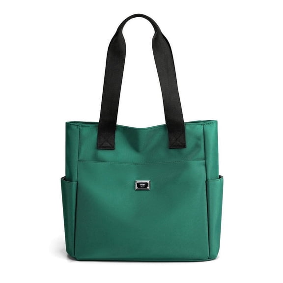 CxhicLuv Women's Canvas Tote Bag Large-Capacity, Lightweight, Durable – Versatile Messenger Bag for Work, Shopping, Travel, Suitable for Women, Office Workers, Travelers, Green