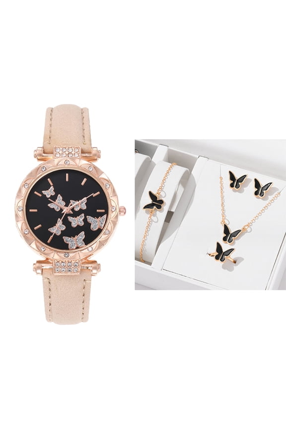 Women's Fashion Personality Watch, Digital Butterfly Belt Watch, Luminous Night Display, Scratch-Resistant Mirror, Stylish Comfortable Timepiece for Fashion Lovers