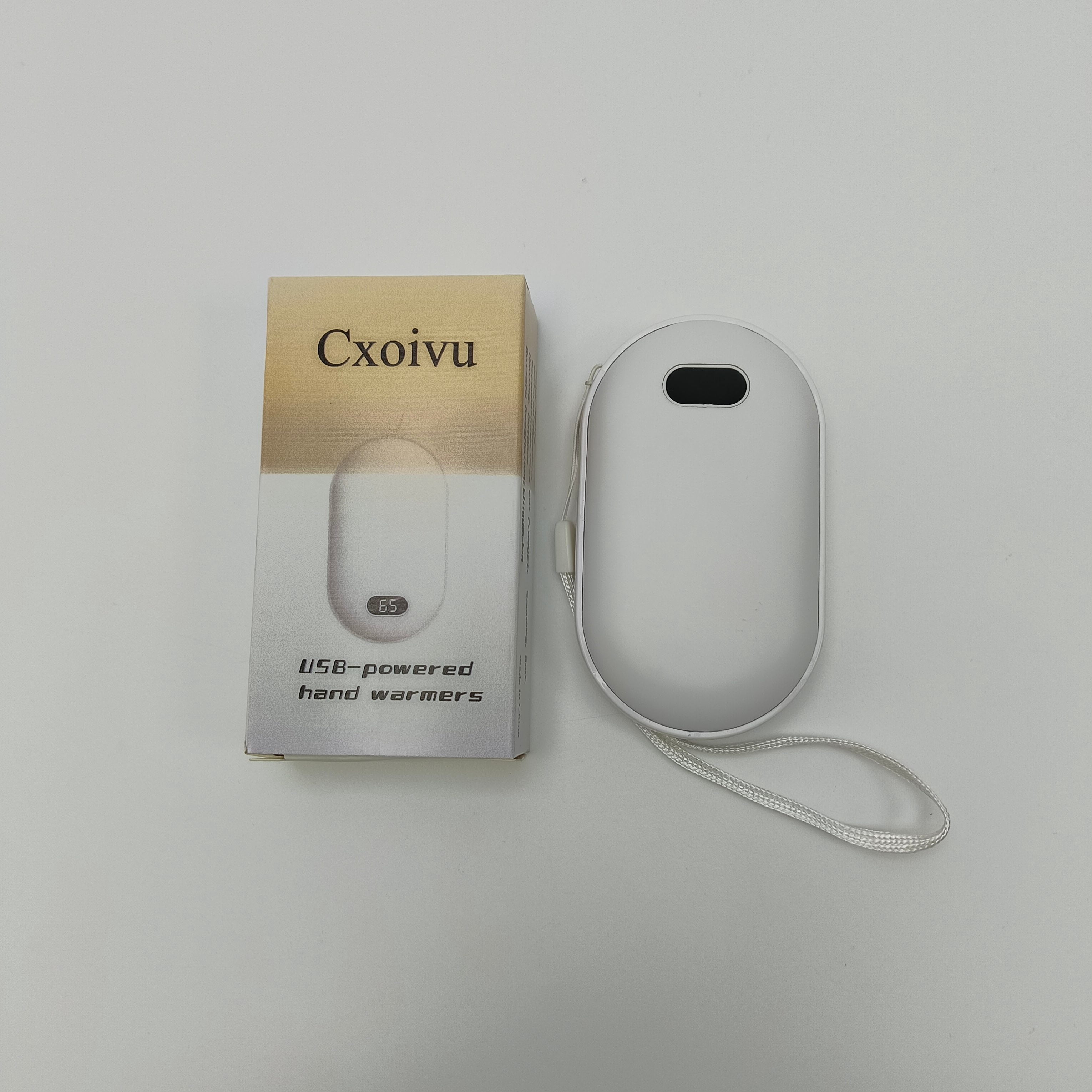 Cxoivu USB-powered hand warmers Portable Hand Warmer for Outdoor, White