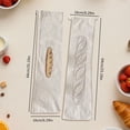 thumbnail image 1 of Cxui 2Pcs Reusable Cotton Bread Bag for Homemade Bread Keep Fresh for Baguette Sourdough Beige3, 25X6X0.1In, 1 of 7