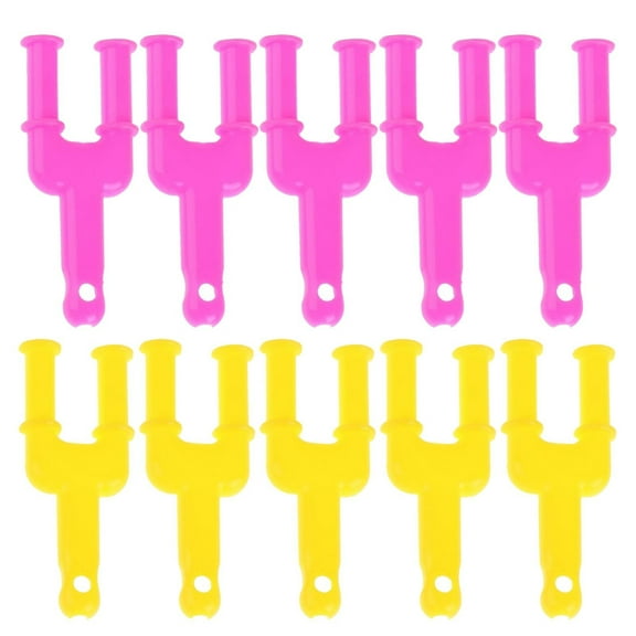 Cxui Acrylic Model, Acrylic Slingshot Looms, Rubber Band Weaving Kit for Jewelry Making, Clasps for Necklace and Bracelet Crafting Pink