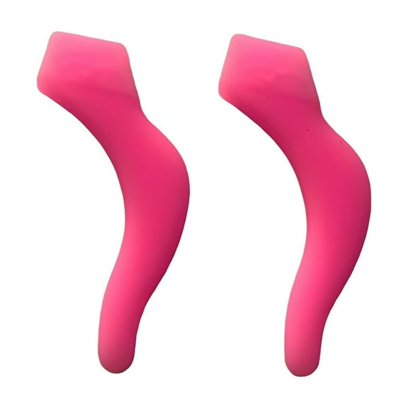 Cxui Anti-Slip Glasses Grips, Silicone Ear Hooks for Eyeglasses Sunglasses, Non Slip Retainer Pink