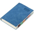 thumbnail image 1 of Cxui Blue Weekly Planner 2026 with Leather Cover, Calendar Journal with Monthly and Weekly Views, Habit Counter for Work School, 1Pcs, 1 of 6