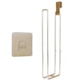 thumbnail image 1 of Cxui Gold Bathroom Toilet Paper Roll Holder for Tissue, Over The Tank, Self-Adhesive Wall Mount, 13X4X2In, 1Pcs, 1 of 9