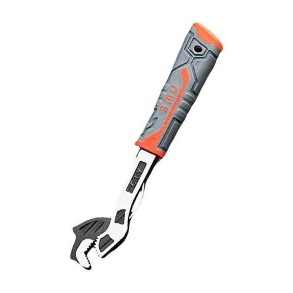 Cxui Lug Wrench, Heavy Duty Self-Adjusting Pipe Wrench Tool, Industrial Grade Multifunctional Plumber's Vise with Quick Lock for Pipe Repair, Nut Removal, and Plumbing Projects