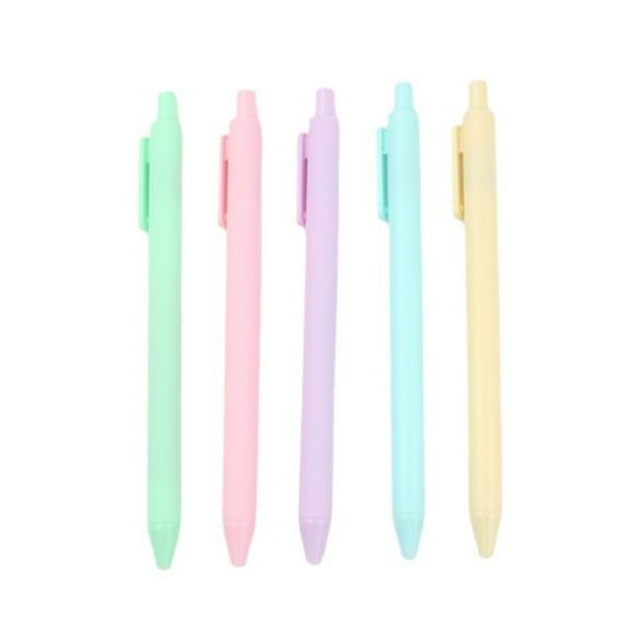 Cxui Professional Gel Ink Click Pens - Smooth-Writing Ballpoint Office Supplies for Business Documentation, Note Taking & Administrative Work Pink