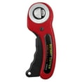 thumbnail image 1 of Cxui Rotary Cutter for Fabric, Round Wheel Cutter with Safety Lock for Quilting Sewing, Ergonomic Craft Tool for Leather Paper (1Pcs, Red), 1 of 6