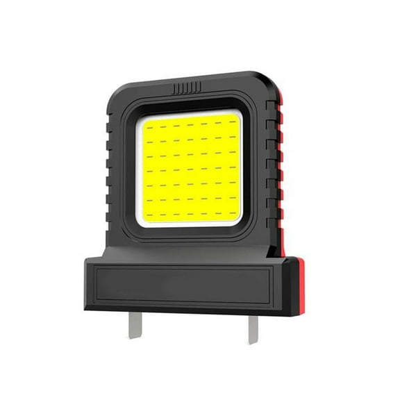 Cxui Work Light for Power Tools, High Brightness Floodlight Compatible with Batteries, Portable Flashlight for Outdoor Job Site (Red, 1Pcs)