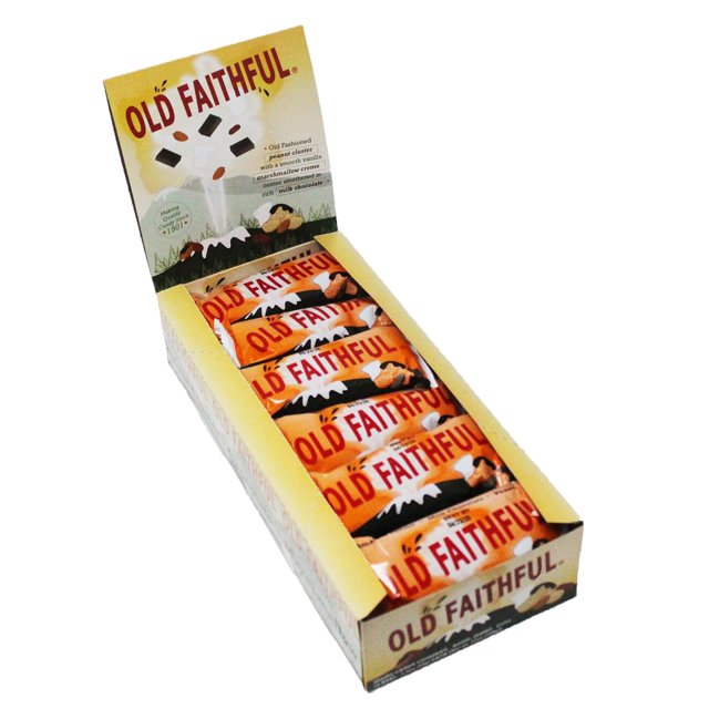 Cy Bar made with Clusters, Milk Chocolate, a Soft Vanilla Flavored