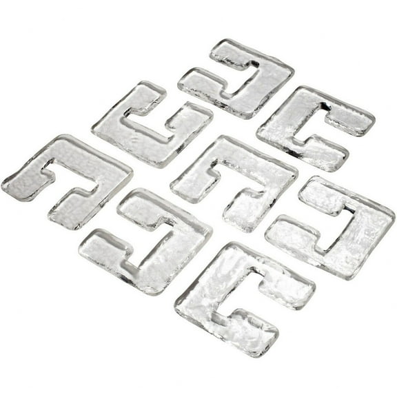 Cyan lighting - Glass Link - 4 Inches Wide by 5 Inches High