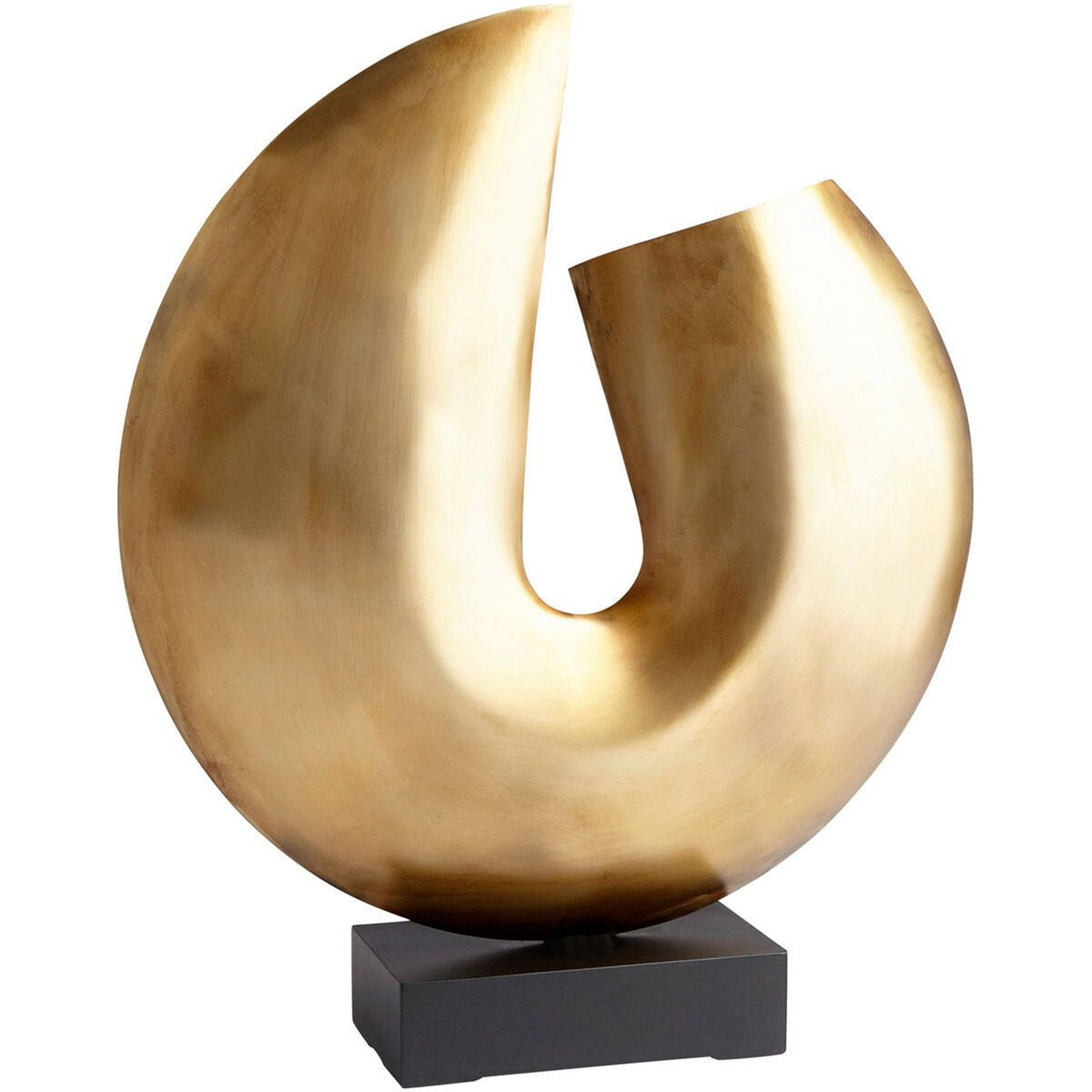 Modern Bronze Jasmine Sculpture 20.5'' Contemporary Decor