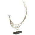 thumbnail image 1 of Cyan Design 09578 Racket Tailed Granite And Iron Peacock Statue - Silver, 1 of 1