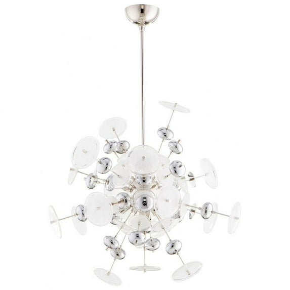 9681-Cyan lighting-Avi - 10 Light Pendant-26 Inches Tall and 25.25 Inches Wide