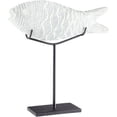 thumbnail image 1 of Cyan Design 10034 Grouper Glass And Iron Fish Statue - Frosted Ice, 1 of 3