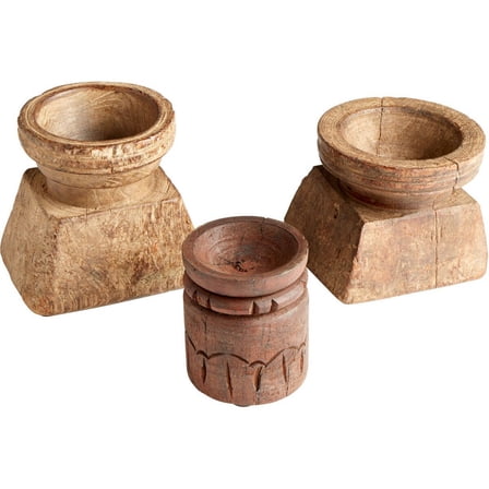 Cyan Design 10117 Wood Valparaiso Abstract Statue - Wood