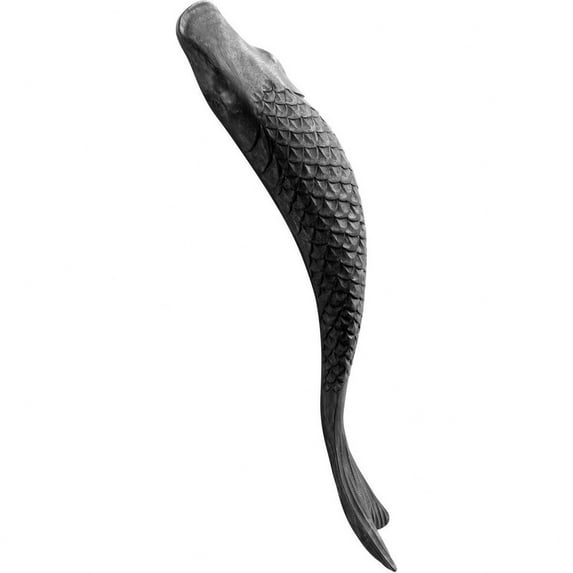 Cyan Design 10140 Wood Large Zander Fish Statue - Bronze