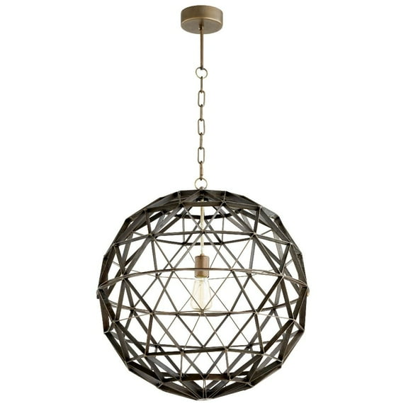 10271-Cyan lighting-Barton - One Light Pendant - 22.5 Inches Wide by 27.75 Inches High -Traditional Installation