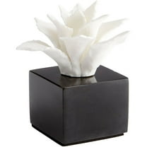 Cyan Design 10283 Ceramic And Marble Small Calendine Sculpture - White