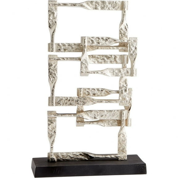 Cyan Design 10626 Aluminum Akira Abstract Statue - Matt Black and Nickel