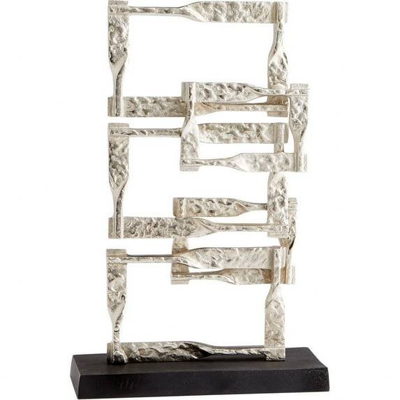 Cyan Design 10626 Aluminum Akira Abstract Statue - Matt Black and Nickel