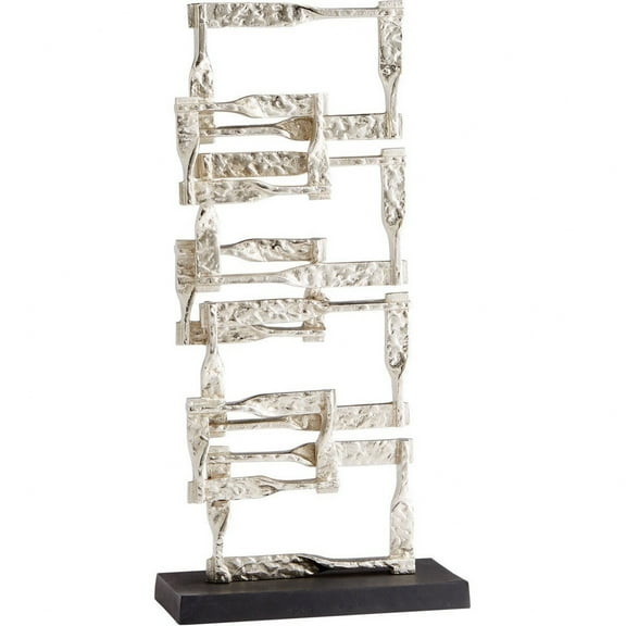 Cyan Design 10627 Aluminum Akira Abstract Statue - Matt Black and Nickel