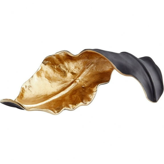 Cyan Design 10643 Aluminum Oak Brush Abstract Statue - Gold