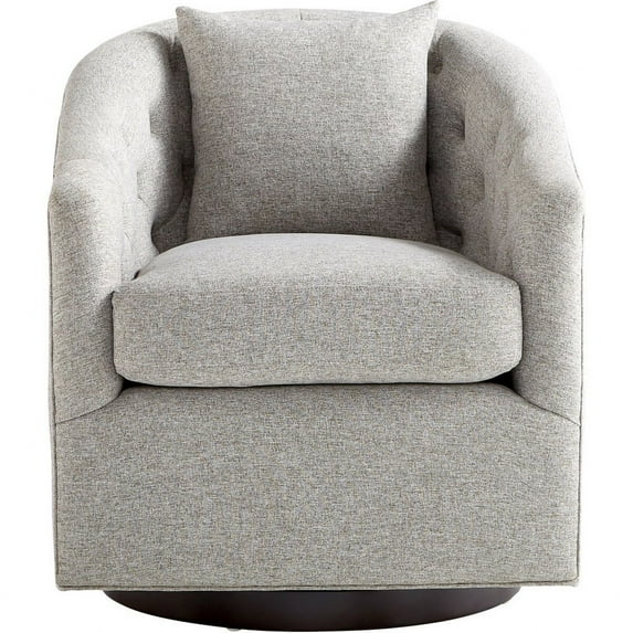 10788-Cyan lighting-Ocassionelle - Chair-31.5 Inches Tall and 28.5 Inches Wide-Grey Finish