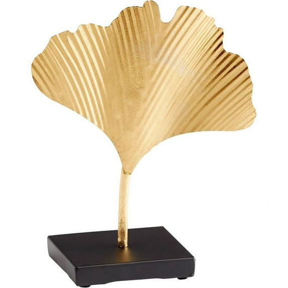 Cyan Design 11033 Palme D'or 7-1/2"W X 2-3/4"D X 9"H Botanical Sculpture - Gold
