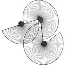 Cyan Design 11036 Gnosis 23-1/2"W X 1-3/4"D X 25"H Abstract Sculpture - Noir